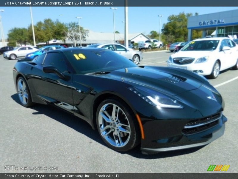 Black / Jet Black 2014 Chevrolet Corvette Stingray Coupe Z51