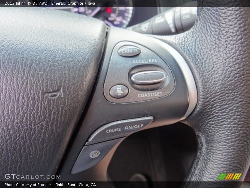 Emerald Graphite / Java 2013 Infiniti JX 35 AWD