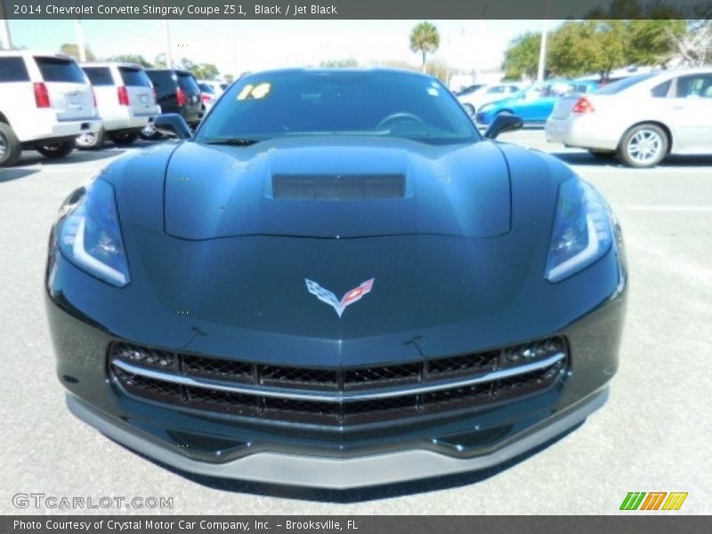 Black / Jet Black 2014 Chevrolet Corvette Stingray Coupe Z51