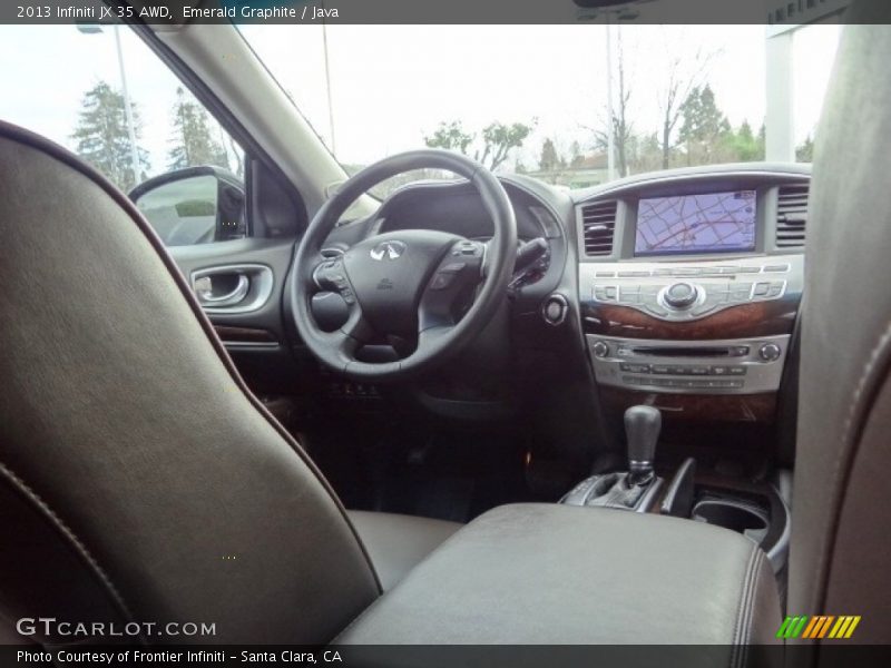 Emerald Graphite / Java 2013 Infiniti JX 35 AWD