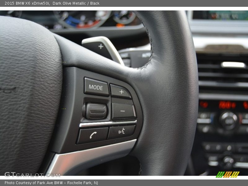 Dark Olive Metallic / Black 2015 BMW X6 xDrive50i