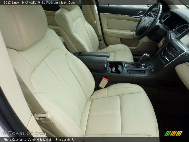 White Platinum / Light Dune 2013 Lincoln MKS AWD