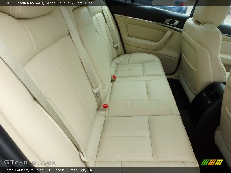 White Platinum / Light Dune 2013 Lincoln MKS AWD