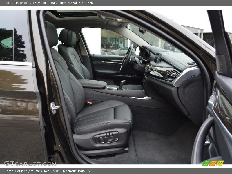 Dark Olive Metallic / Black 2015 BMW X6 xDrive50i