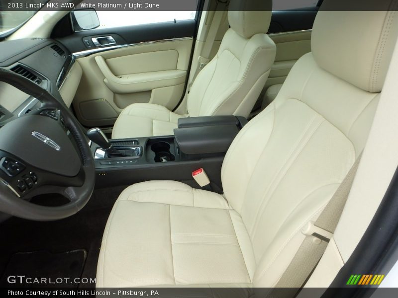 White Platinum / Light Dune 2013 Lincoln MKS AWD