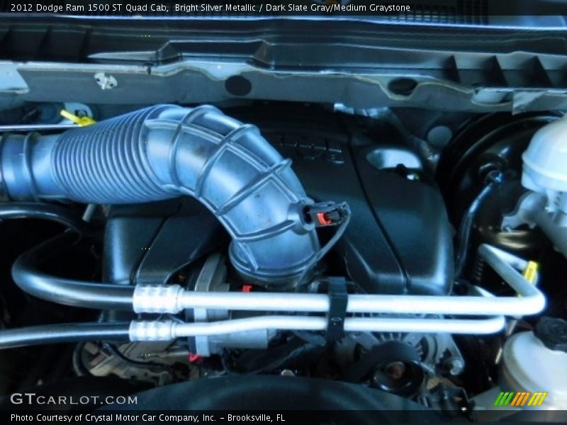 Bright Silver Metallic / Dark Slate Gray/Medium Graystone 2012 Dodge Ram 1500 ST Quad Cab