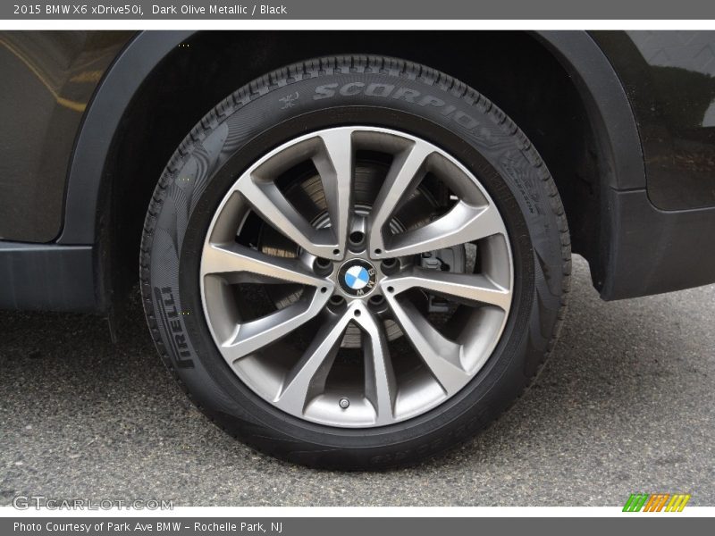 Dark Olive Metallic / Black 2015 BMW X6 xDrive50i