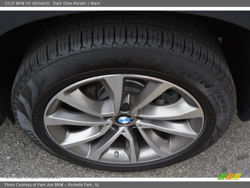 Dark Olive Metallic / Black 2015 BMW X6 xDrive50i