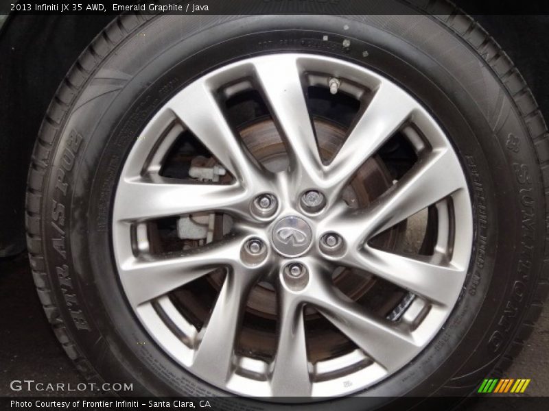 Emerald Graphite / Java 2013 Infiniti JX 35 AWD
