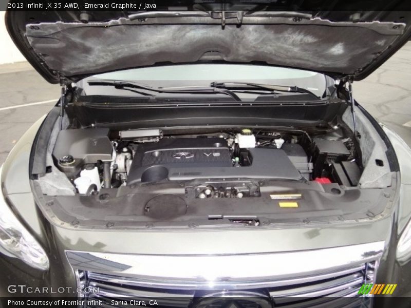 Emerald Graphite / Java 2013 Infiniti JX 35 AWD