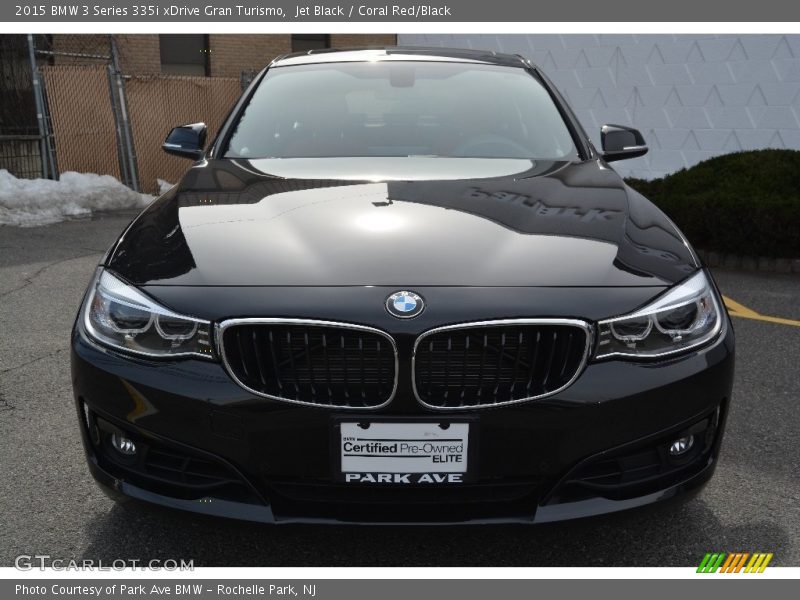 Jet Black / Coral Red/Black 2015 BMW 3 Series 335i xDrive Gran Turismo