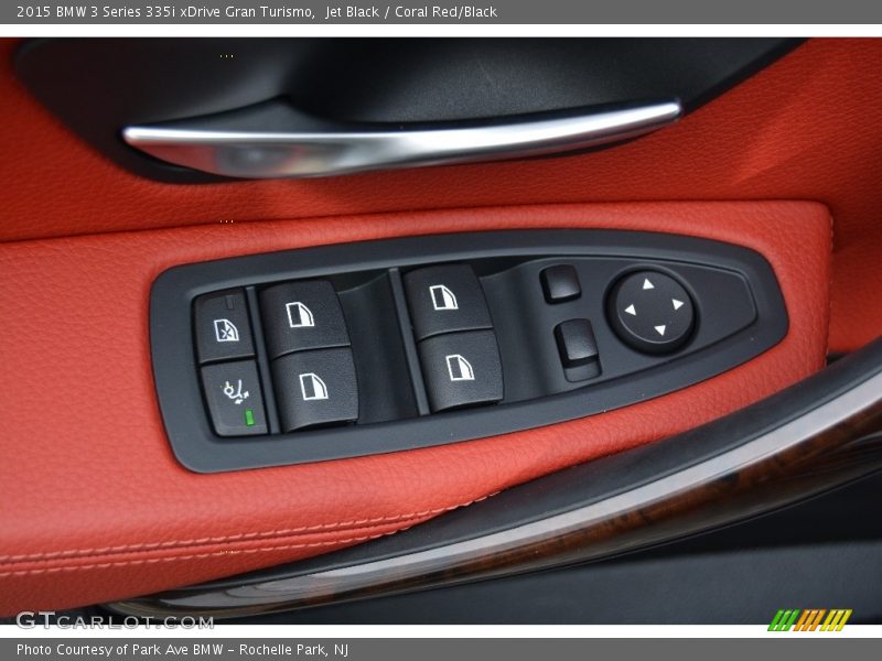 Jet Black / Coral Red/Black 2015 BMW 3 Series 335i xDrive Gran Turismo