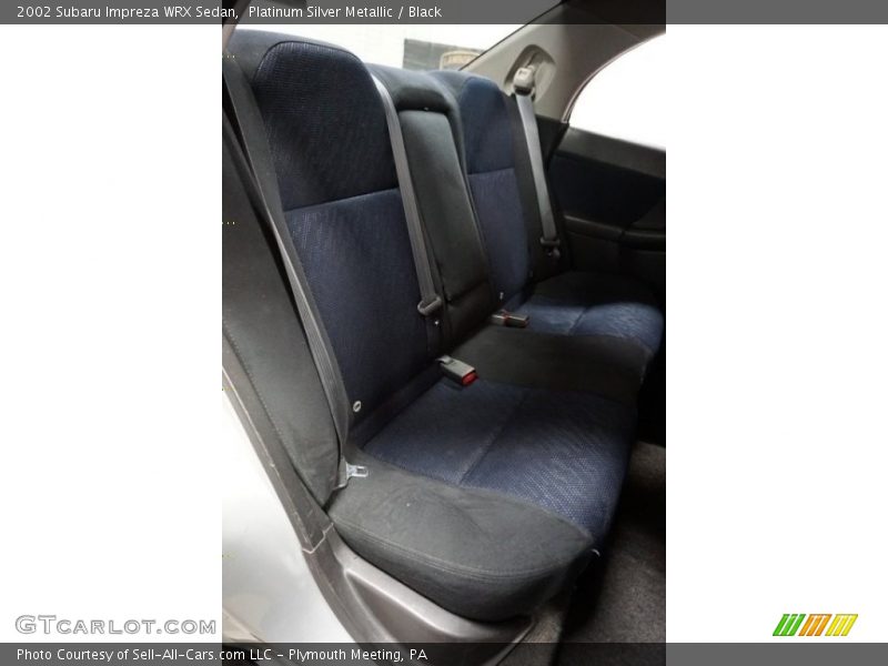 Platinum Silver Metallic / Black 2002 Subaru Impreza WRX Sedan