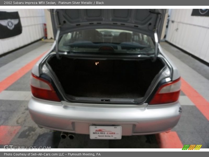 Platinum Silver Metallic / Black 2002 Subaru Impreza WRX Sedan