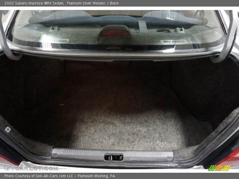 Platinum Silver Metallic / Black 2002 Subaru Impreza WRX Sedan