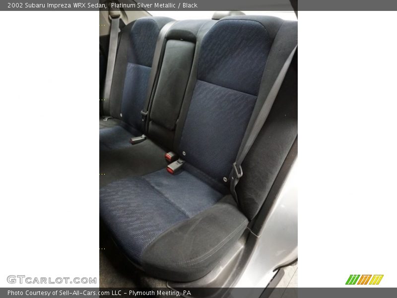 Platinum Silver Metallic / Black 2002 Subaru Impreza WRX Sedan