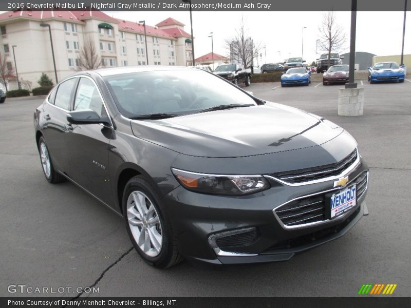 Nightfall Gray Metallic / Dark Atmosphere/Medium Ash Gray 2016 Chevrolet Malibu LT