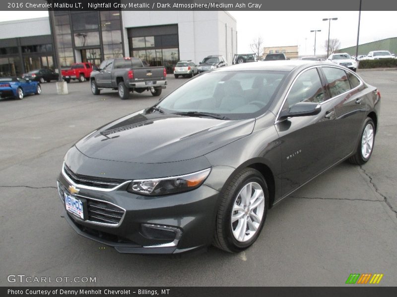 Nightfall Gray Metallic / Dark Atmosphere/Medium Ash Gray 2016 Chevrolet Malibu LT