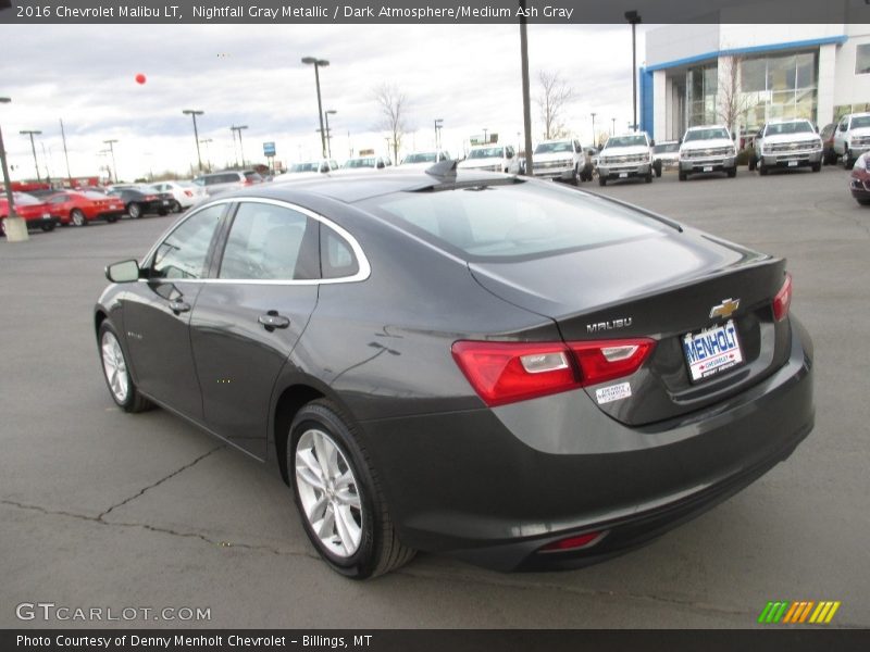 Nightfall Gray Metallic / Dark Atmosphere/Medium Ash Gray 2016 Chevrolet Malibu LT