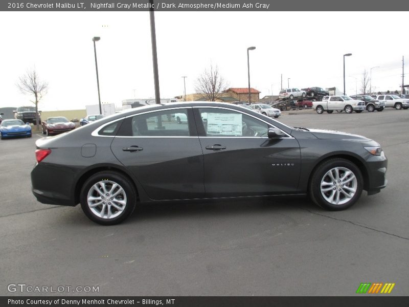 Nightfall Gray Metallic / Dark Atmosphere/Medium Ash Gray 2016 Chevrolet Malibu LT