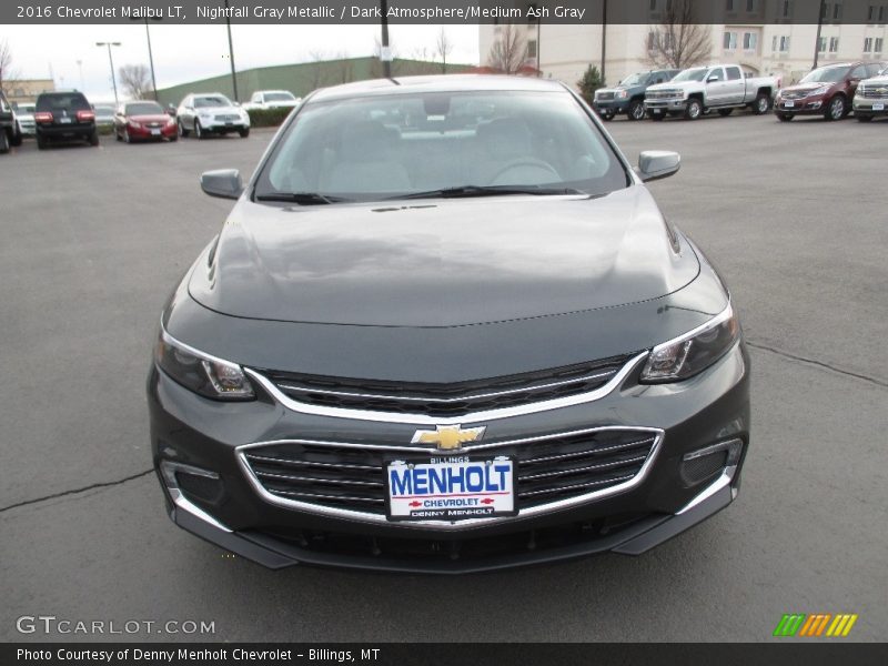 Nightfall Gray Metallic / Dark Atmosphere/Medium Ash Gray 2016 Chevrolet Malibu LT
