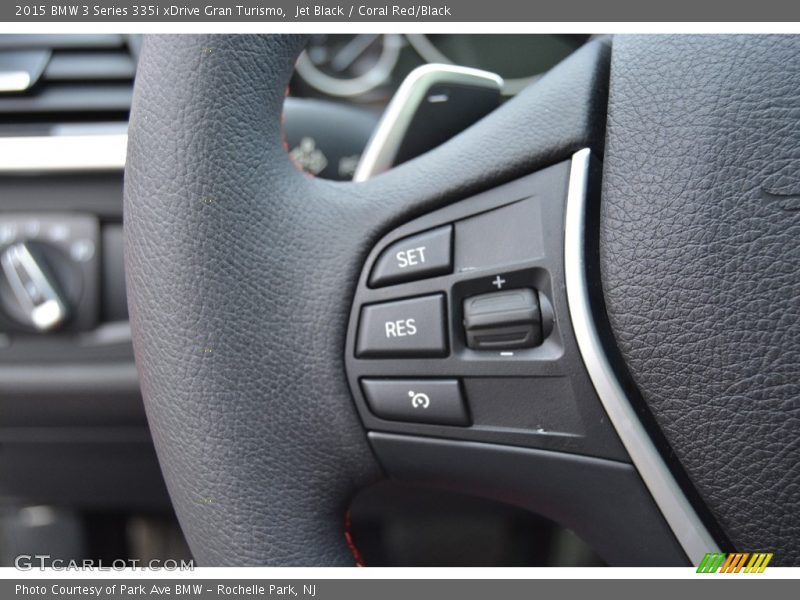 Jet Black / Coral Red/Black 2015 BMW 3 Series 335i xDrive Gran Turismo