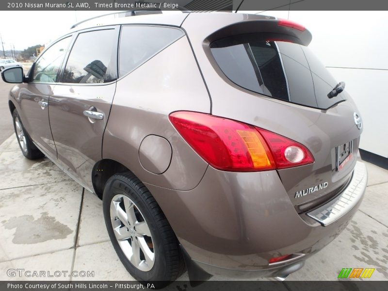 Tinted Bronze Metallic / Beige 2010 Nissan Murano SL AWD