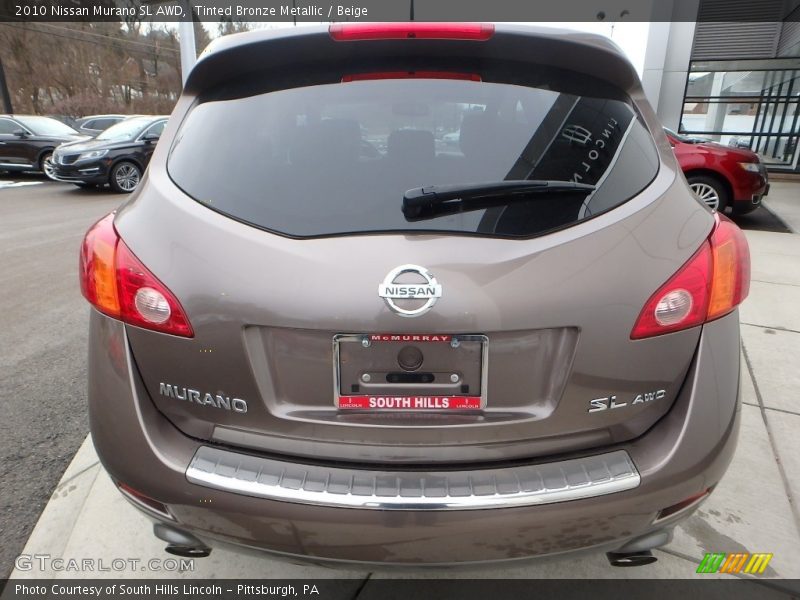 Tinted Bronze Metallic / Beige 2010 Nissan Murano SL AWD