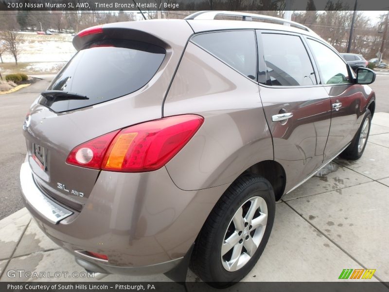Tinted Bronze Metallic / Beige 2010 Nissan Murano SL AWD