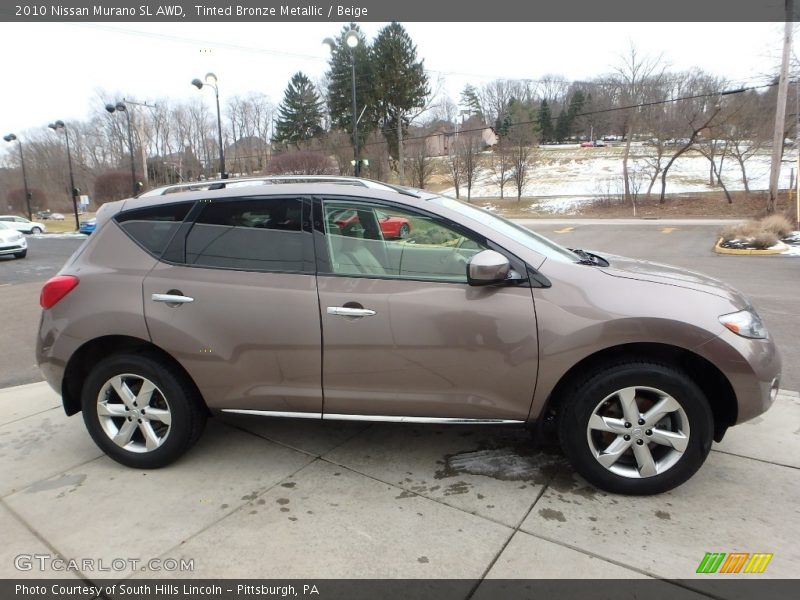Tinted Bronze Metallic / Beige 2010 Nissan Murano SL AWD