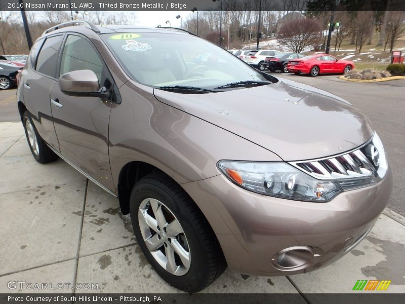 Tinted Bronze Metallic / Beige 2010 Nissan Murano SL AWD