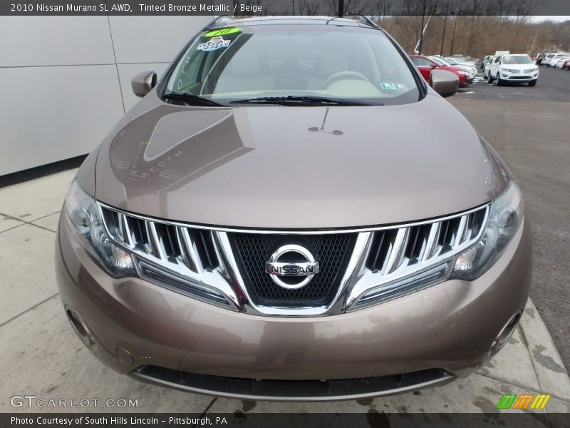 Tinted Bronze Metallic / Beige 2010 Nissan Murano SL AWD