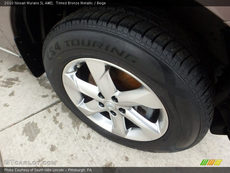 Tinted Bronze Metallic / Beige 2010 Nissan Murano SL AWD
