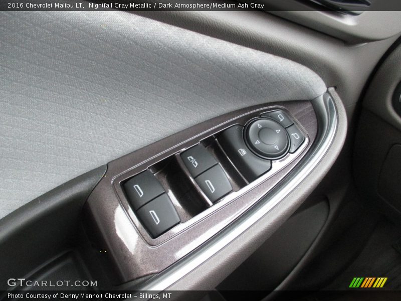 Nightfall Gray Metallic / Dark Atmosphere/Medium Ash Gray 2016 Chevrolet Malibu LT