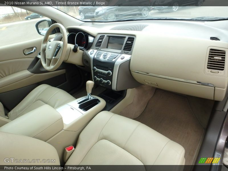 Tinted Bronze Metallic / Beige 2010 Nissan Murano SL AWD