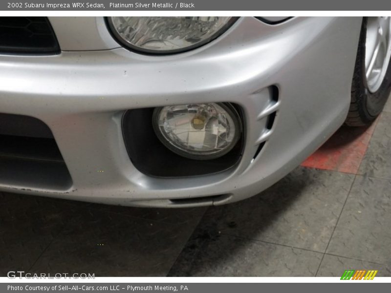 Platinum Silver Metallic / Black 2002 Subaru Impreza WRX Sedan