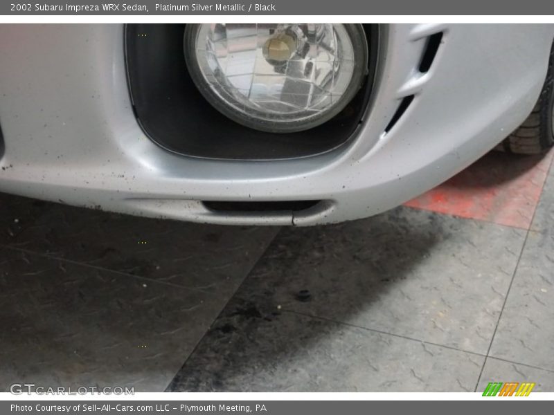 Platinum Silver Metallic / Black 2002 Subaru Impreza WRX Sedan
