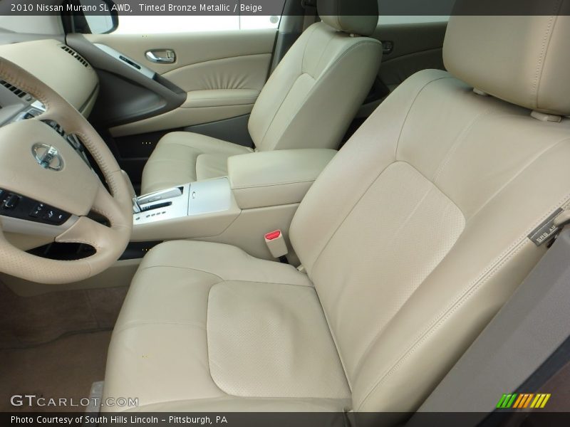 Tinted Bronze Metallic / Beige 2010 Nissan Murano SL AWD