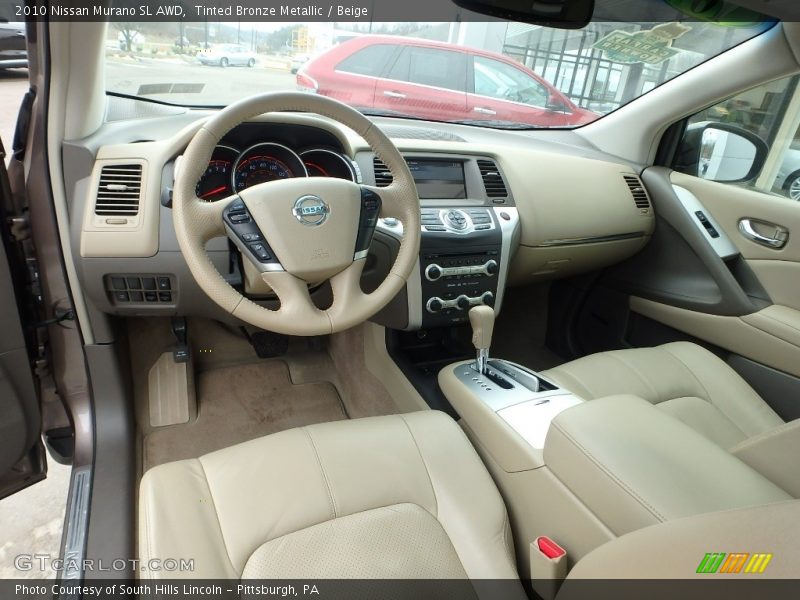 Tinted Bronze Metallic / Beige 2010 Nissan Murano SL AWD