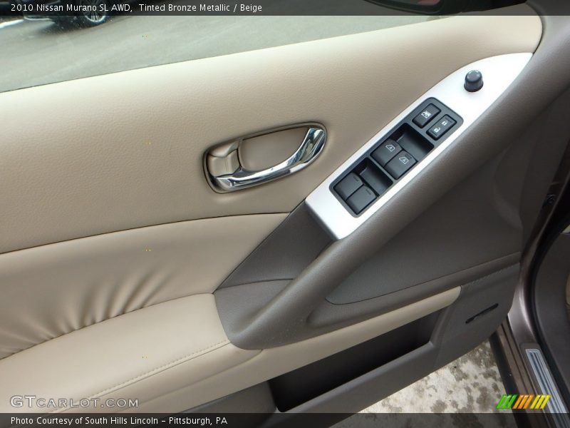 Tinted Bronze Metallic / Beige 2010 Nissan Murano SL AWD