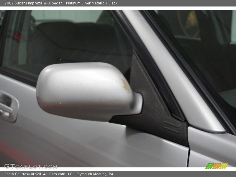 Platinum Silver Metallic / Black 2002 Subaru Impreza WRX Sedan