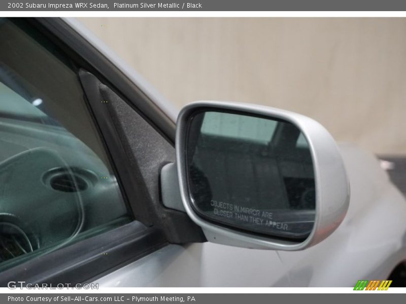 Platinum Silver Metallic / Black 2002 Subaru Impreza WRX Sedan