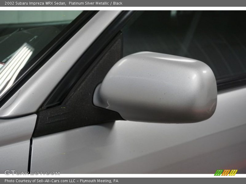 Platinum Silver Metallic / Black 2002 Subaru Impreza WRX Sedan