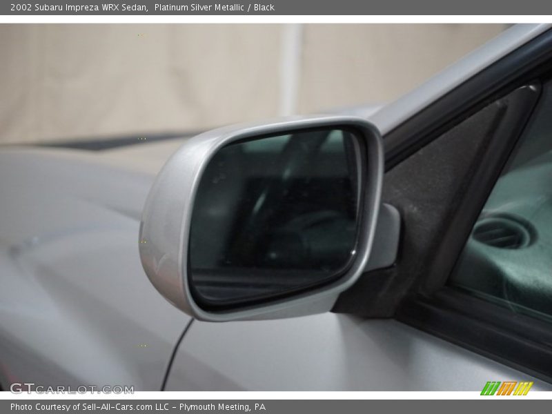 Platinum Silver Metallic / Black 2002 Subaru Impreza WRX Sedan