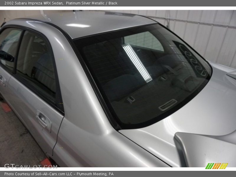 Platinum Silver Metallic / Black 2002 Subaru Impreza WRX Sedan
