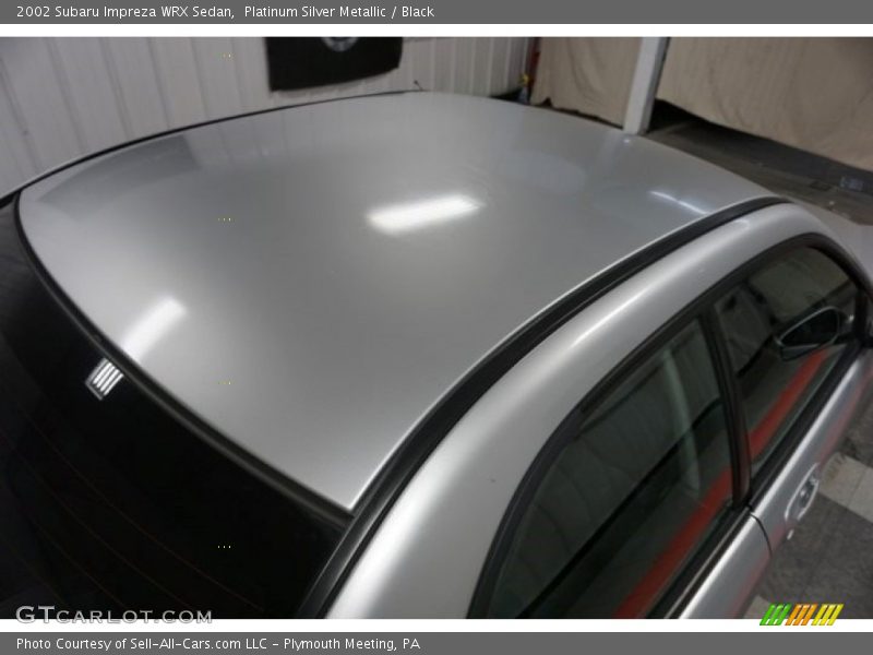 Platinum Silver Metallic / Black 2002 Subaru Impreza WRX Sedan