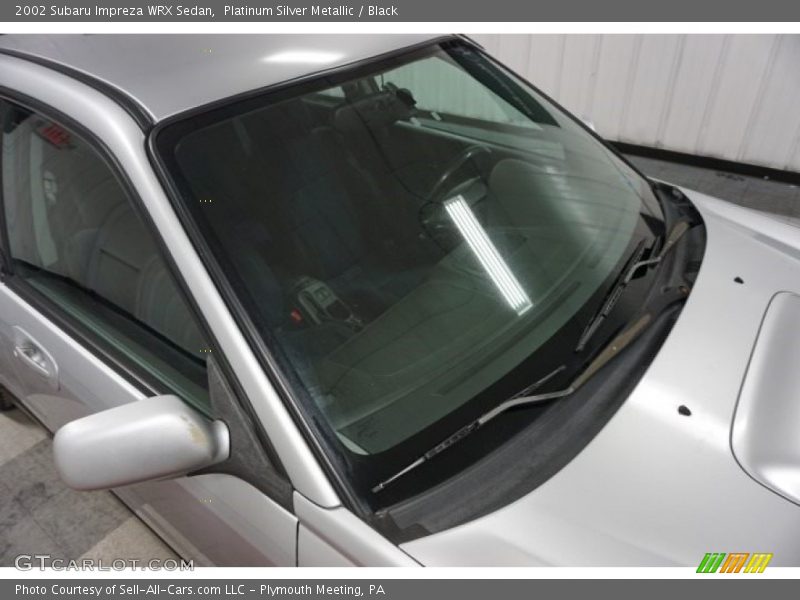Platinum Silver Metallic / Black 2002 Subaru Impreza WRX Sedan