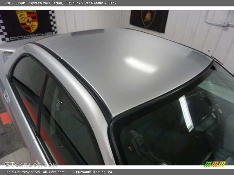 Platinum Silver Metallic / Black 2002 Subaru Impreza WRX Sedan