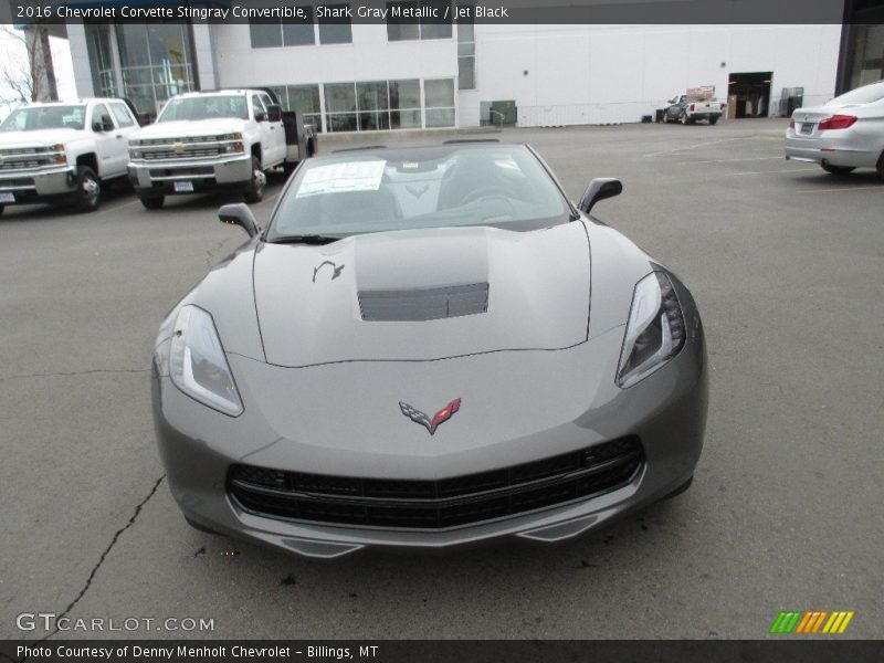 Shark Gray Metallic / Jet Black 2016 Chevrolet Corvette Stingray Convertible