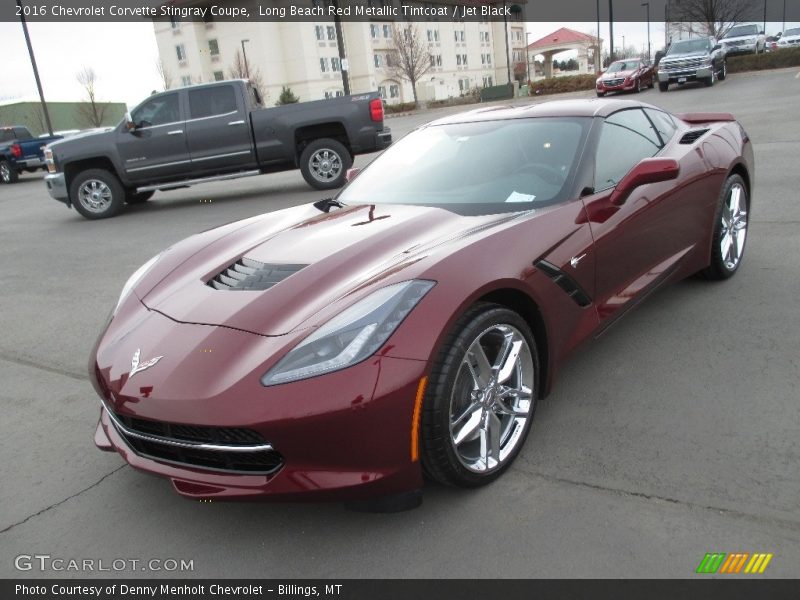 Long Beach Red Metallic Tintcoat / Jet Black 2016 Chevrolet Corvette Stingray Coupe
